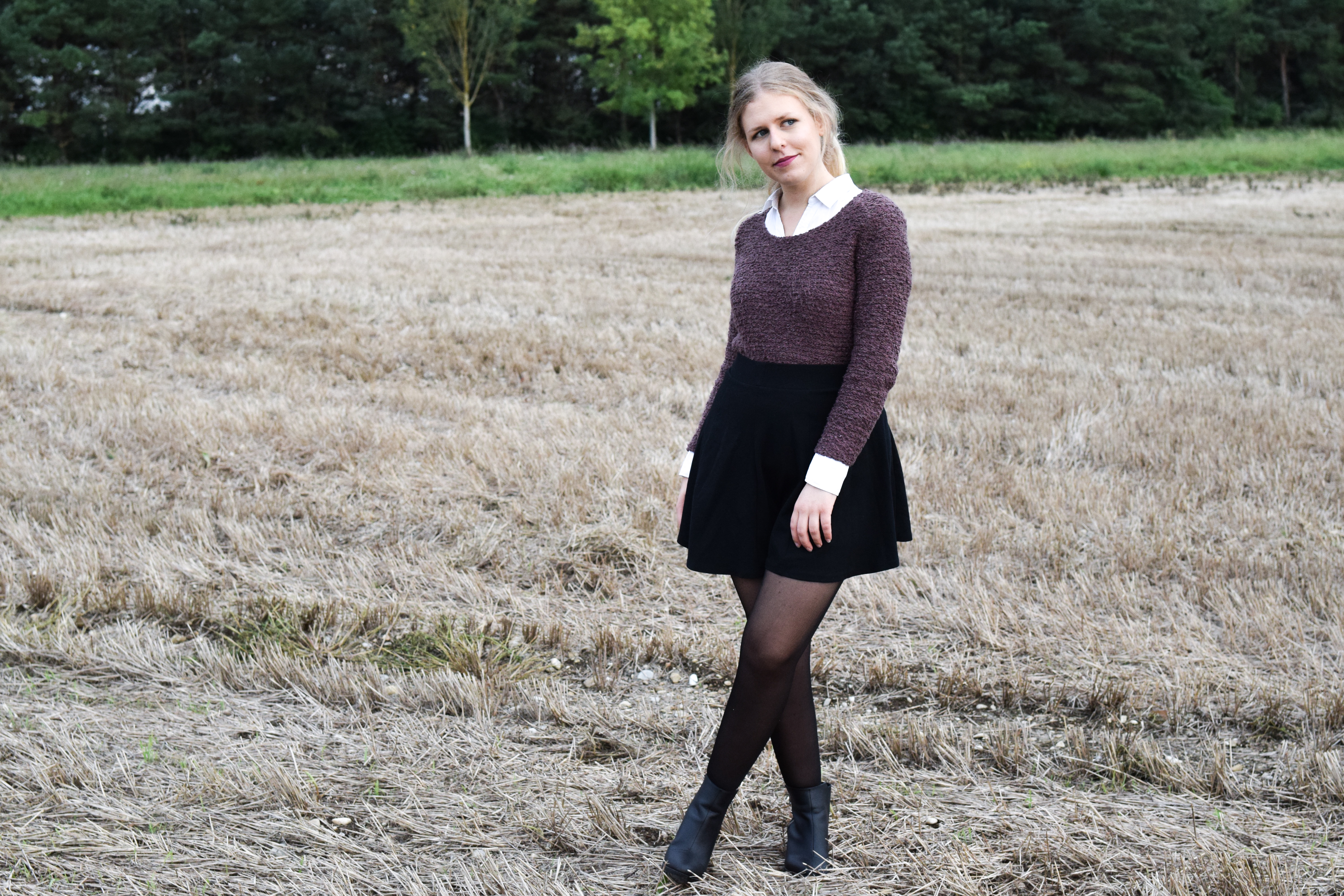 Modeklassiker Neu Kombiniert Bluse Trifft Auf Pullover Lisas Lovely World